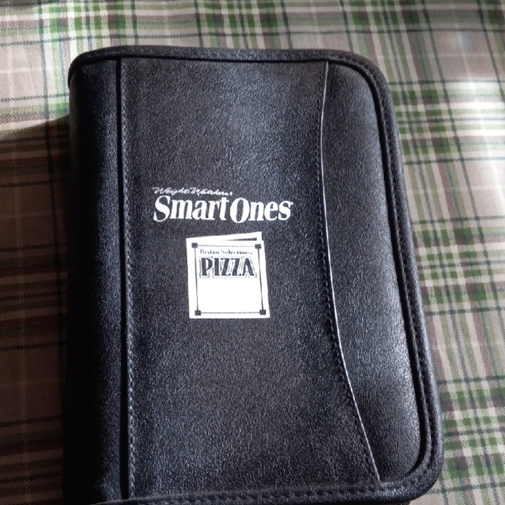 TimeKeeper Black Leather Organizer - Vintage, But Like New!